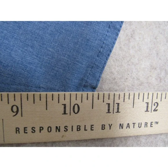 AFTCO AFTECH Mens Blue Heathered Fishing Shorts Size 38 Performance Stretch - Picture 6 of 8